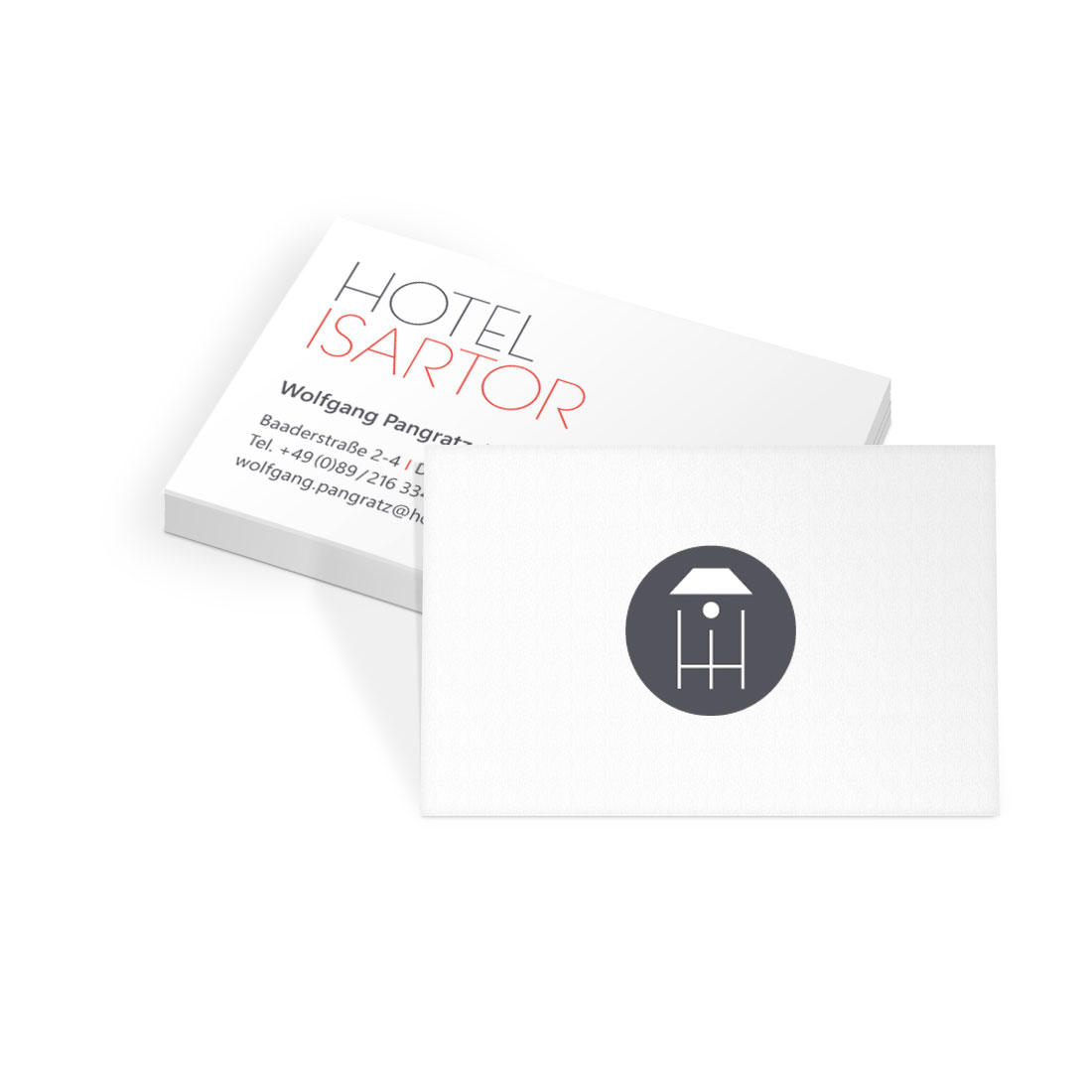 02-Hotel Isartor Visitenkarten